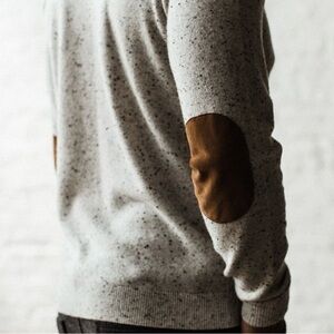 Taylor Stitch Hardtack Sweater Polar Yak Donegal Baby Yak Wool XXL 46